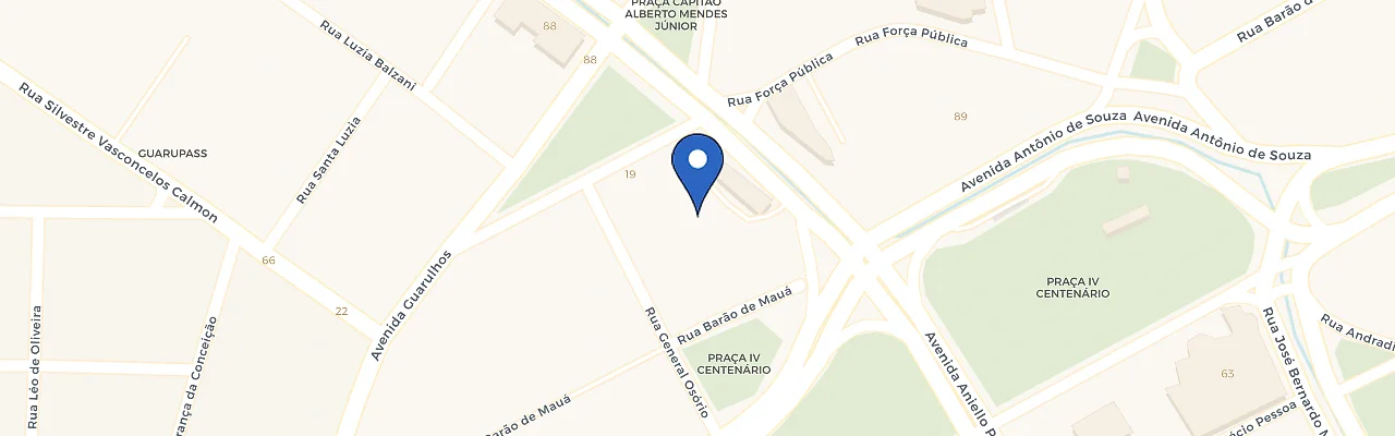 Mapa da estação Mercure Guarulhos Aeroporto