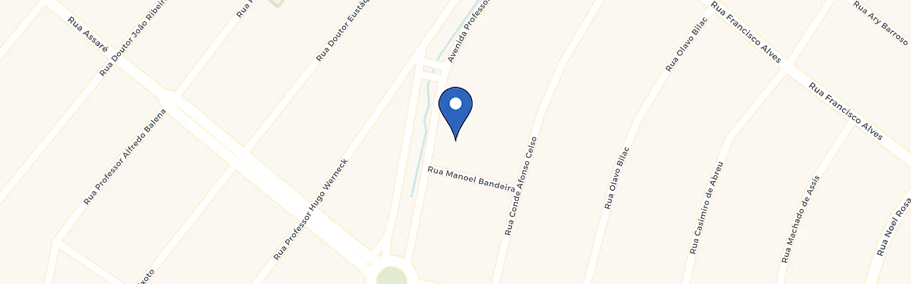 Mapa da estação Residência