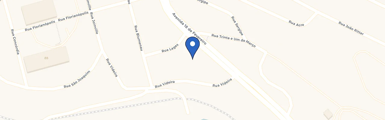 Mapa da estação Hotel Vila Germânica