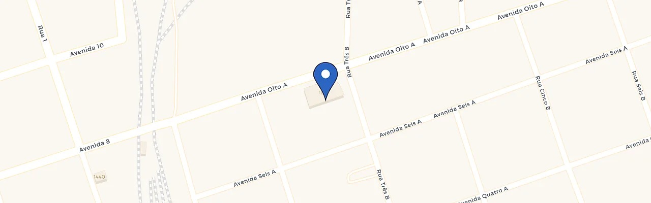 Mapa da estação Posto Ipiranga
