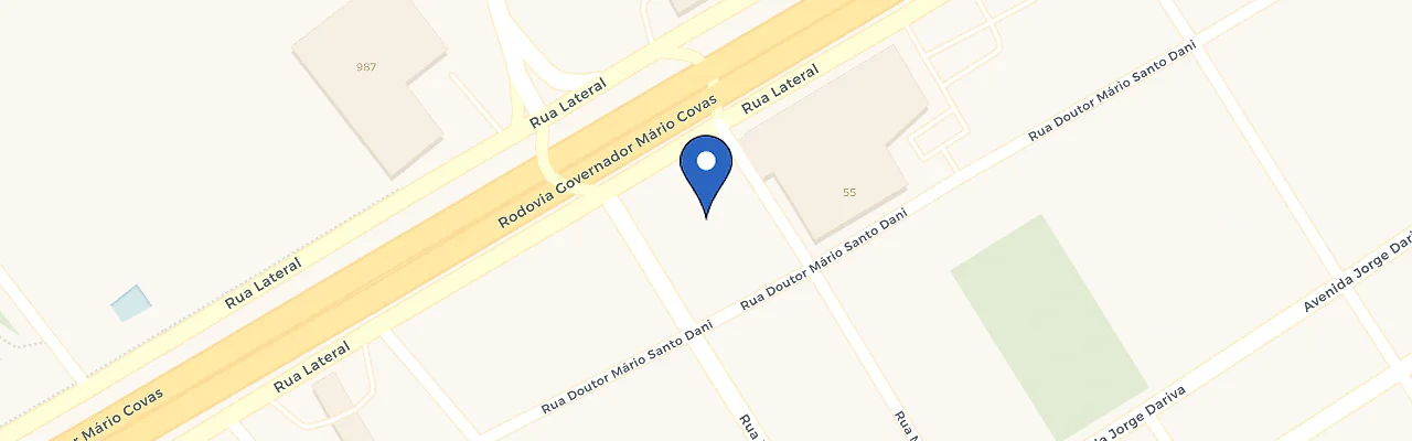 Mapa da estação Posto Buffon