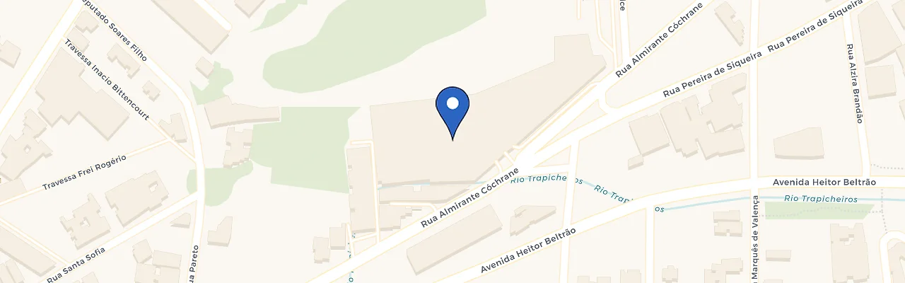 Mapa da estação Recar Supermercado Guanabara