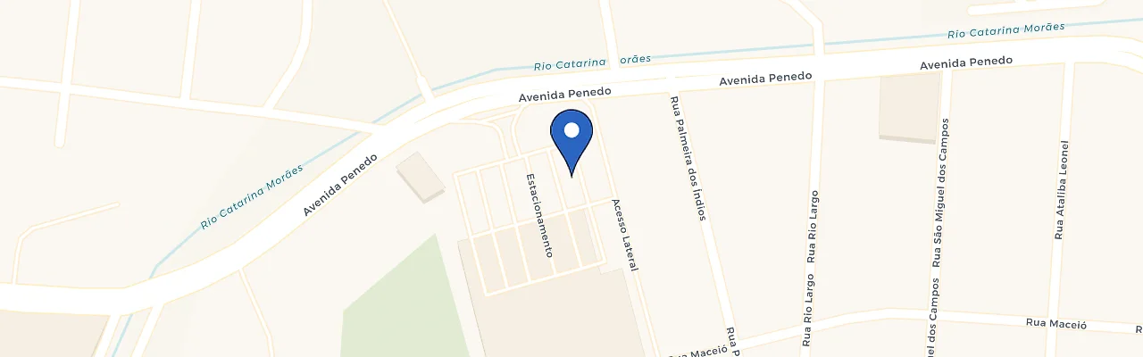 Mapa da estação ChargeOn - Atacadão São Vicente