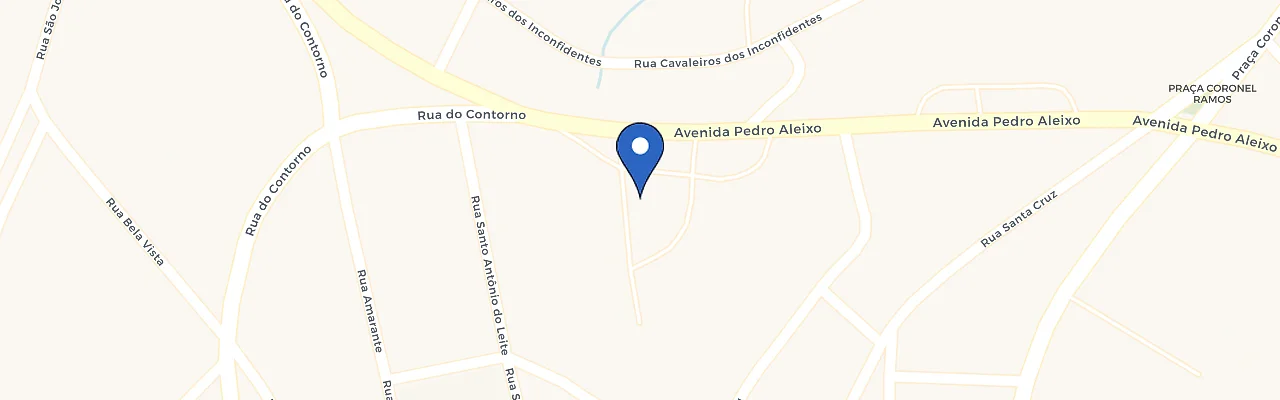 Mapa da estação Posto Pedrosa