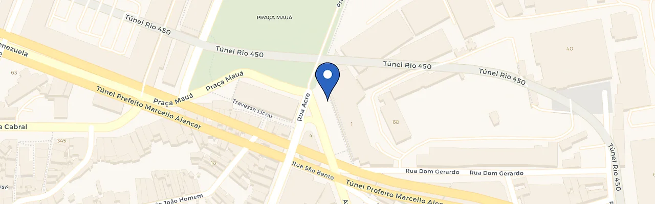 Mapa da estação Prédio Comercial RB1