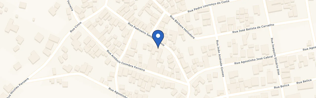 Mapa da estação Pousada Tiradentes Village