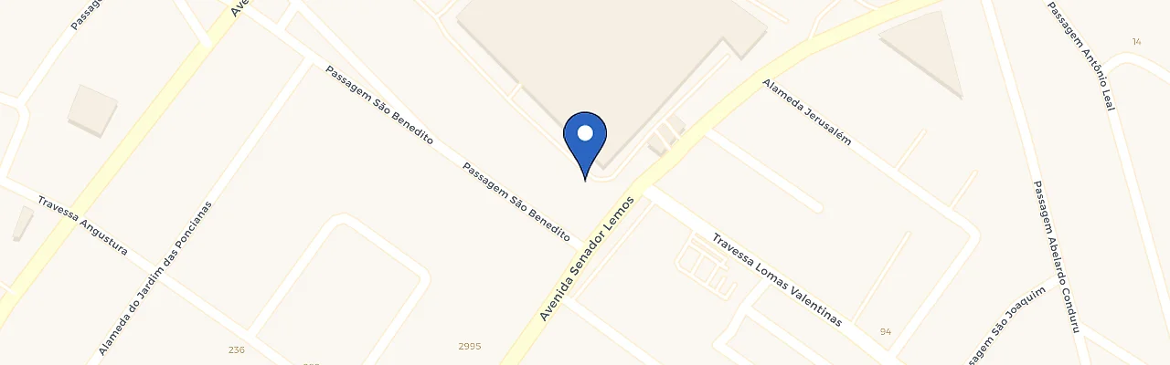 Mapa da estação Joy Energy Belém