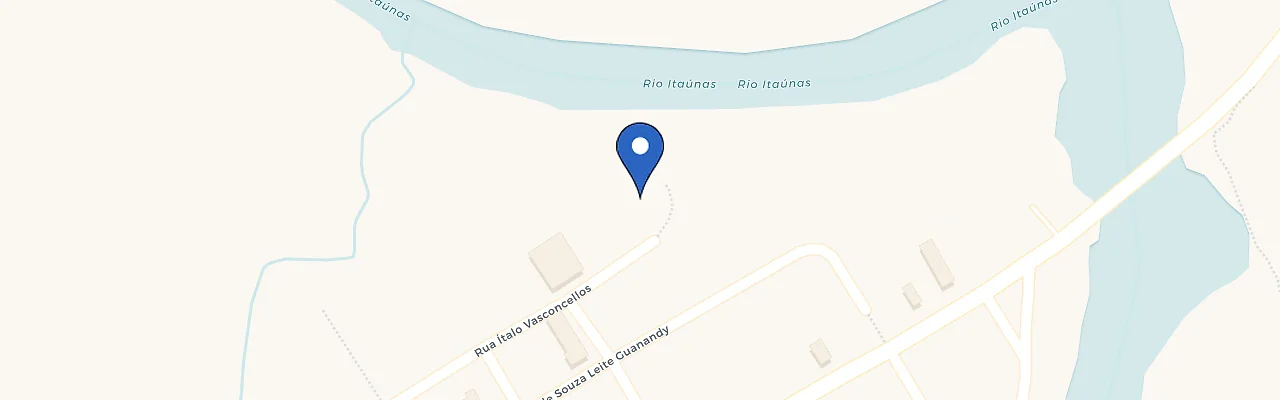 Mapa da estação Pousada Mangue Seco