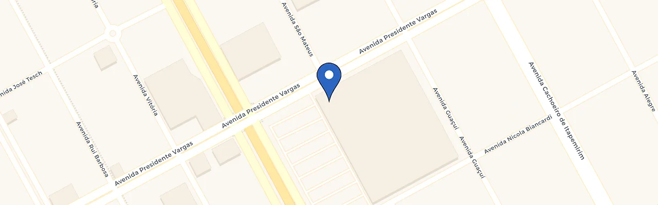 Mapa da estação Hipermercado SempreTem Carone