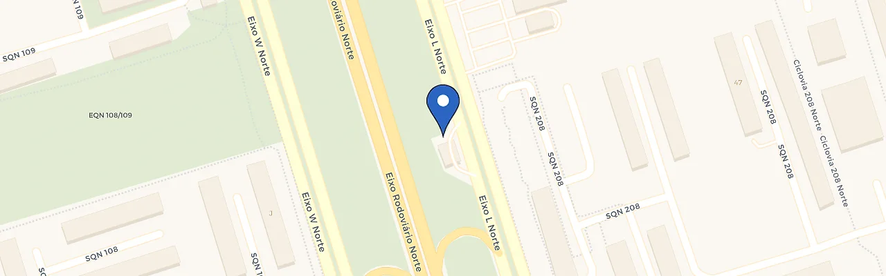 Mapa da estação Canaã - Posto Br