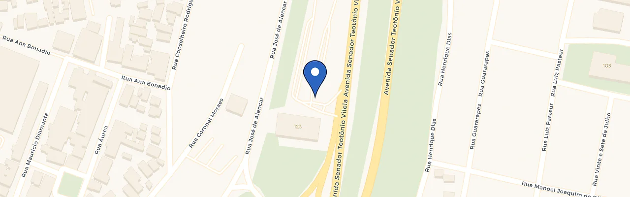 Mapa da estação Exclusivo GCM Prefeitura Municipal - SJC