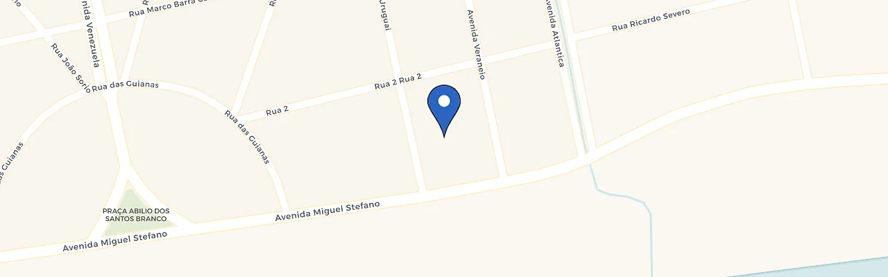 Mapa da estação Hotel Doral Guarujá