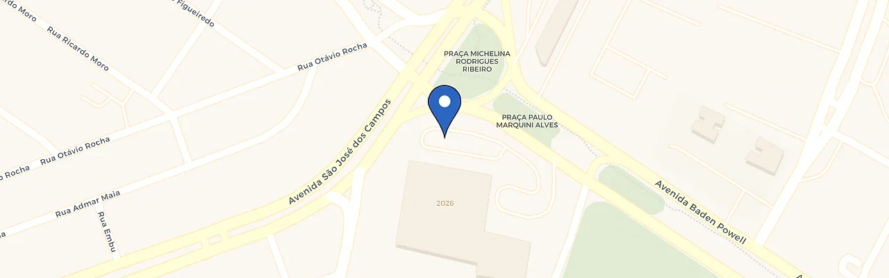 Mapa da estação Pague Menos - Nova Europa