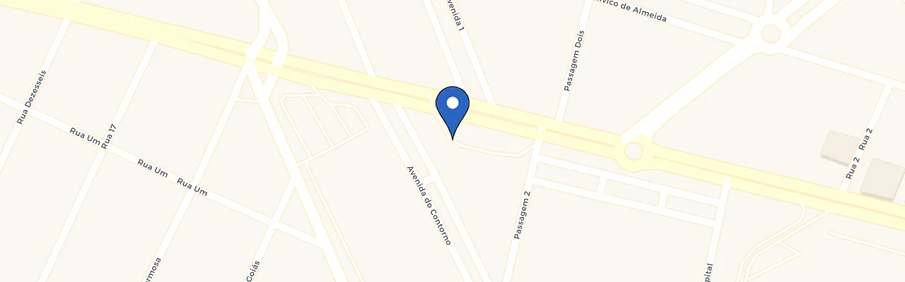 Mapa da estação Posto Paranã