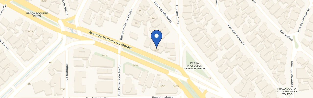 Mapa da estação Audi Center | Sorana Pinheiros