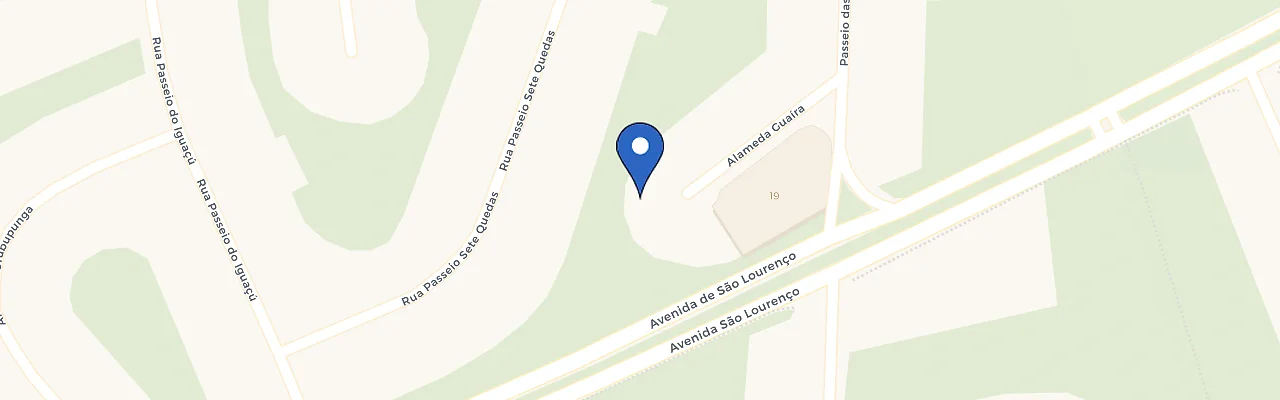 Mapa da estação Amarilis Flat Service