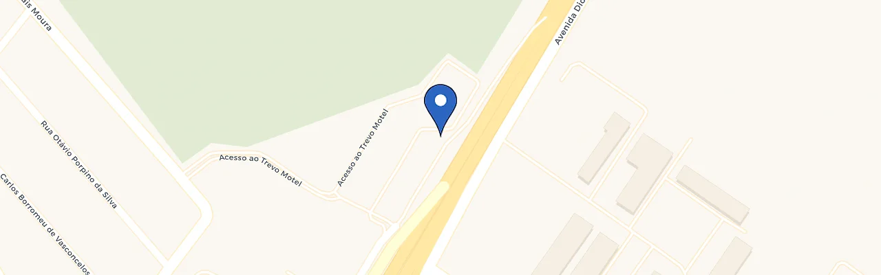 Mapa da estação Trevo Motel