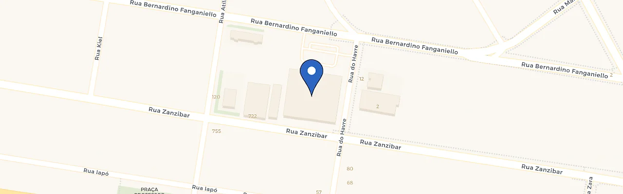Mapa da estação Pão De Açúcar - Casa Verde