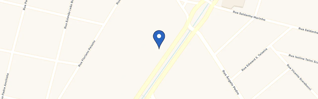 Mapa da estação Eletricar - Madero & Jeronimo - Franca - SP