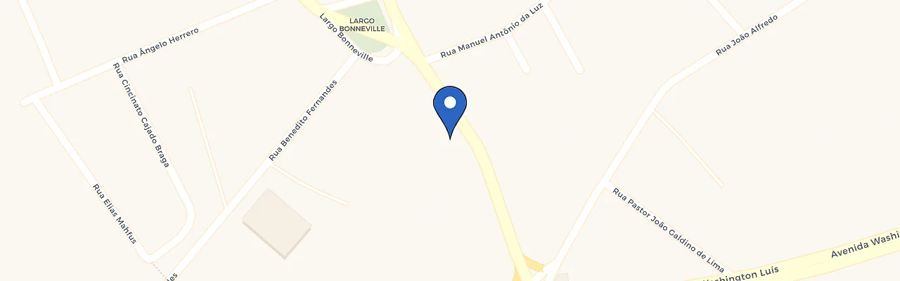 Mapa da estação Centro Automotivo Porto Seguro - Santo Amaro