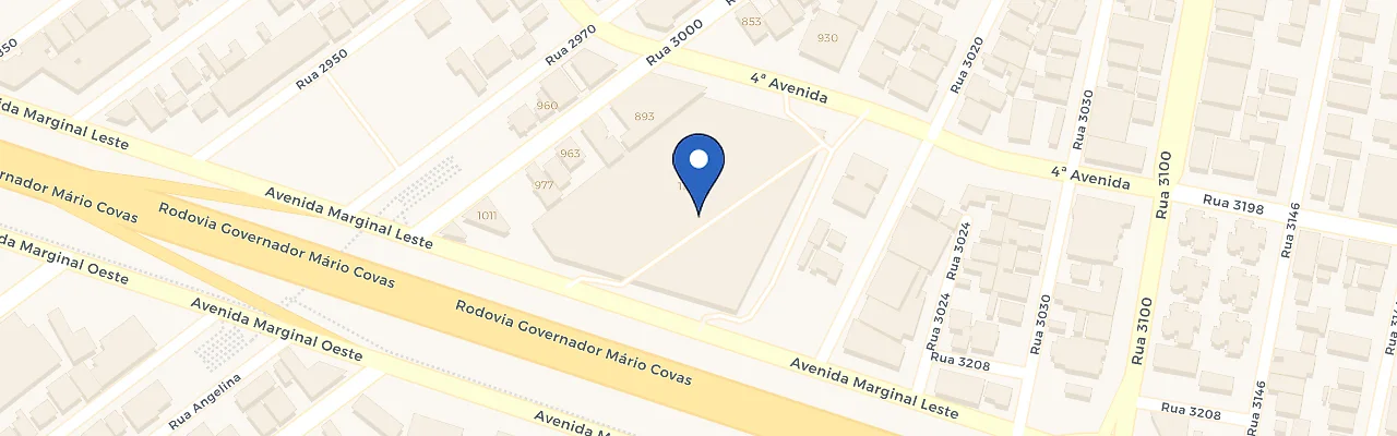 Mapa da estação Fort Atacadista