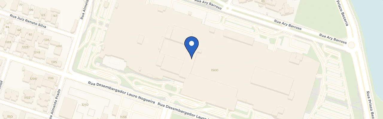 Mapa da estação RioMar Fortaleza
