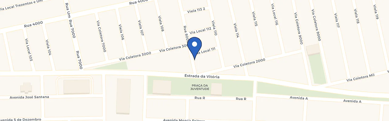 Mapa da estação Distribuidora Torres