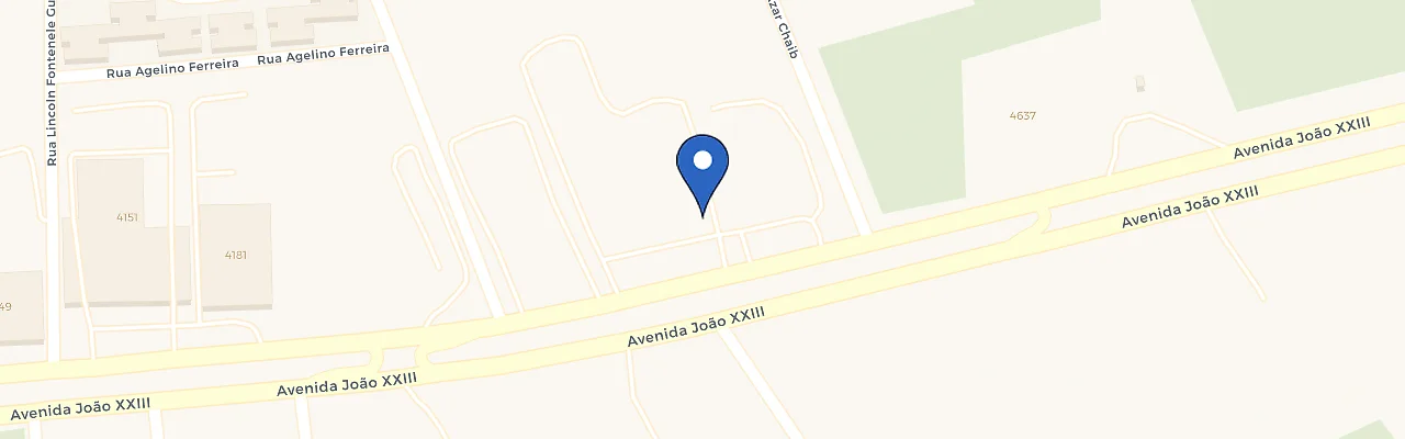 Mapa da estação United Car Jeep - João XXIII