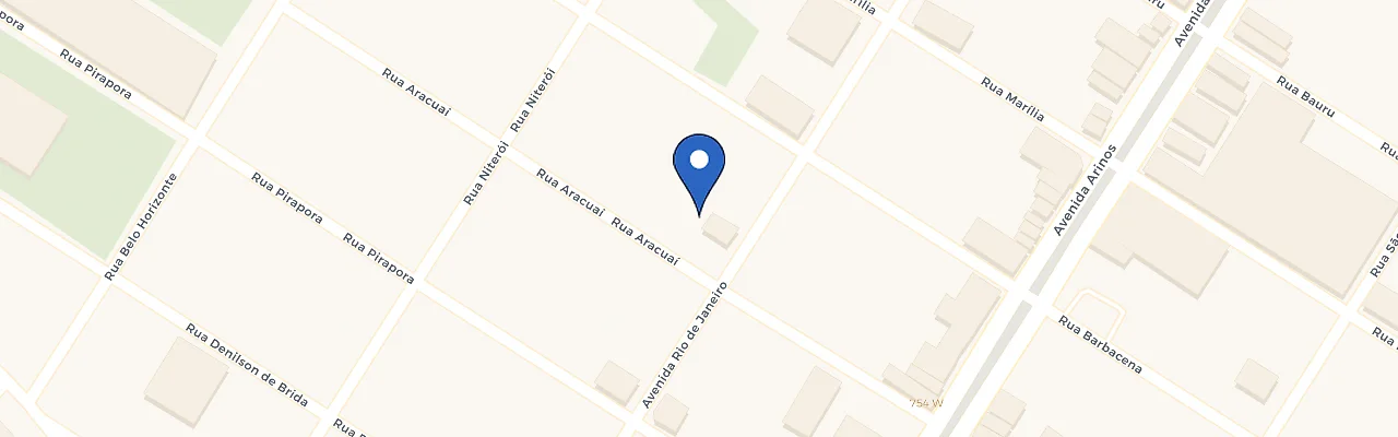 Mapa da estação Paulo De Oliveira Silva