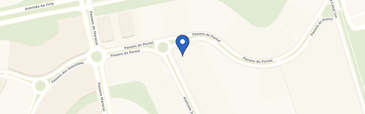 Mapa da estação Power2Go - Condomínio Turin