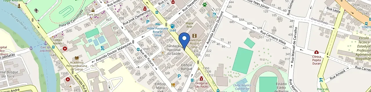Mapa da estação Shopping Etc