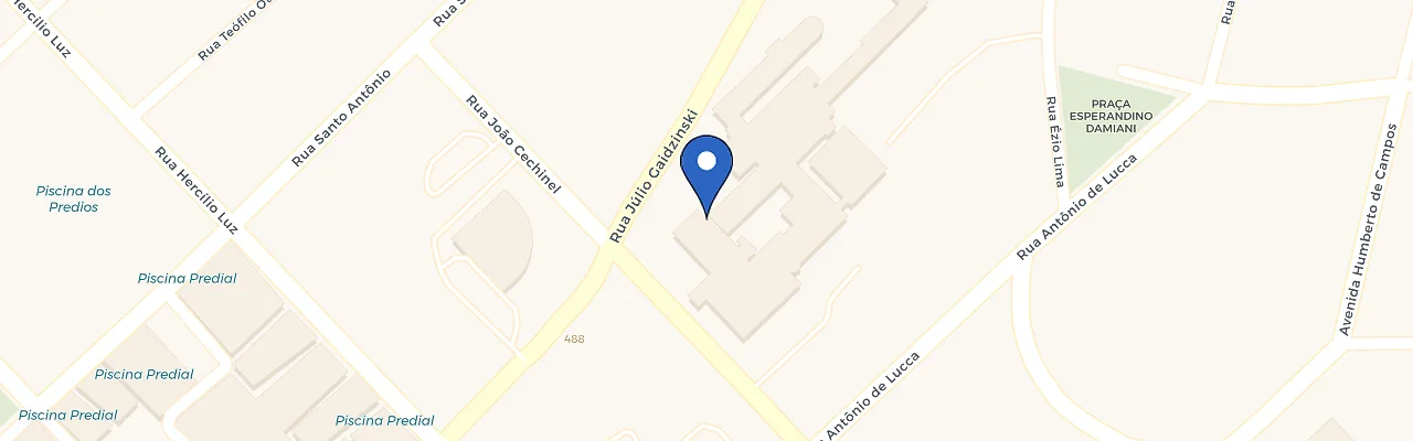 Mapa da estação Hospital São José