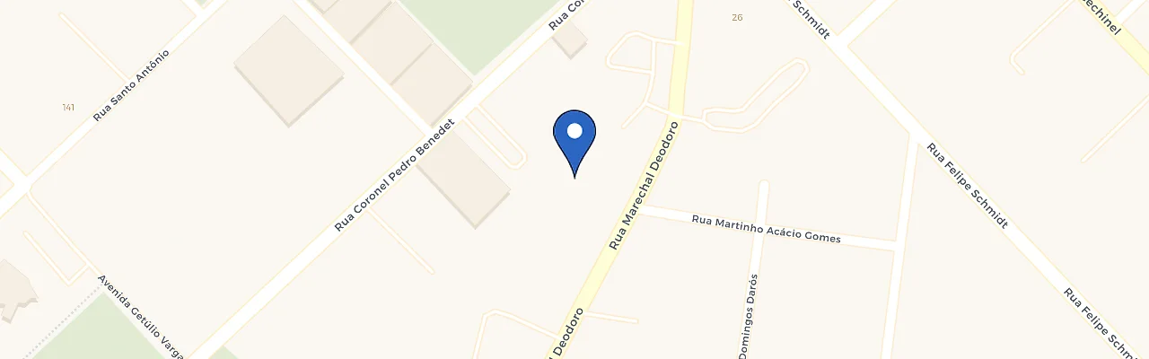 Mapa da estação Soratur Hotel & Coworking