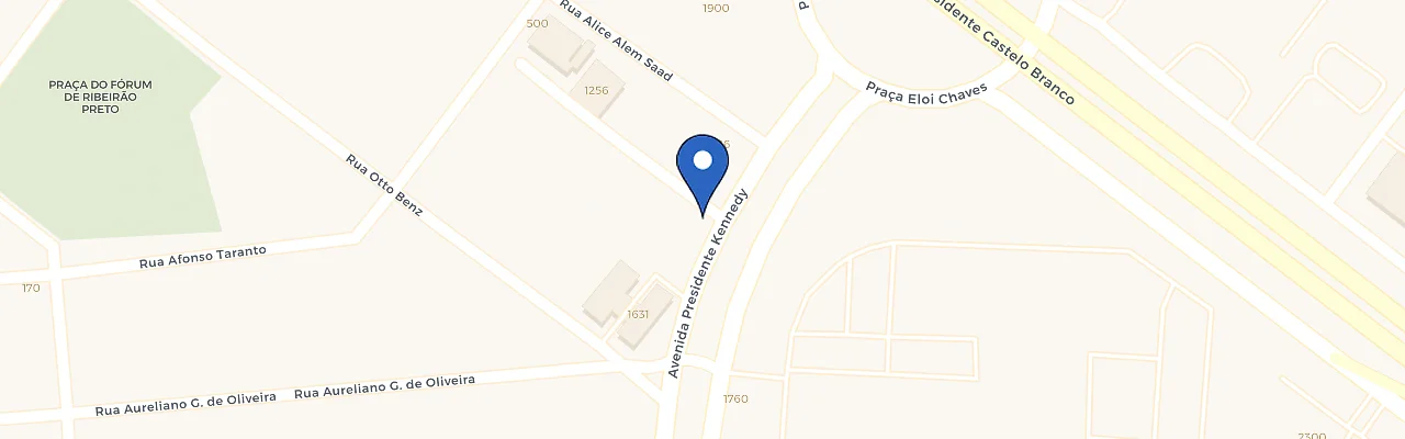 Mapa da estação Hotel Intercity Ribeirão Preto
