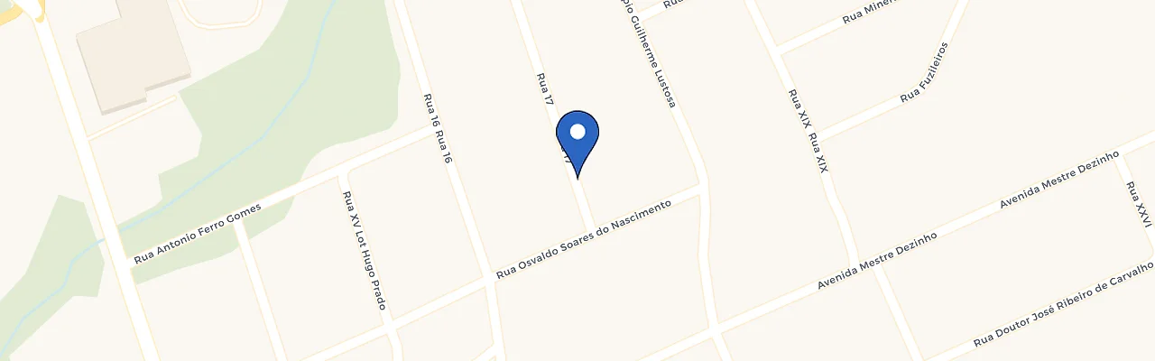 Mapa da estação Polo Sustentável