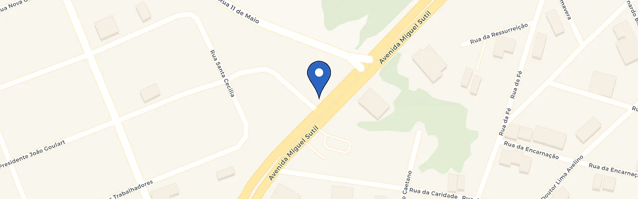 Mapa da estação Piloto Accelerato GoWash