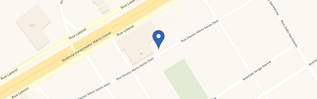 Mapa da estação Supermercado Asun