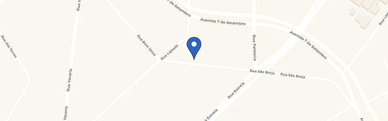 Mapa da estação Rua São Borja 345 Vila Vera Cruz