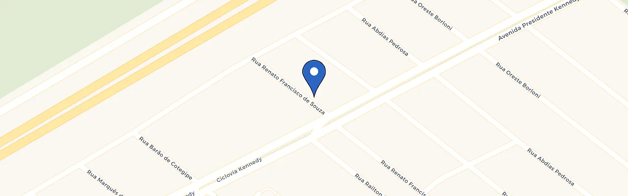 Mapa da estação Cruz Solar