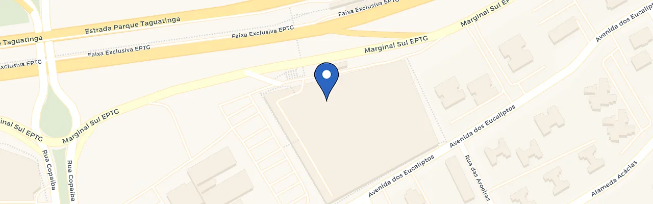 Mapa da estação Costa Atacadão Águas Claras
