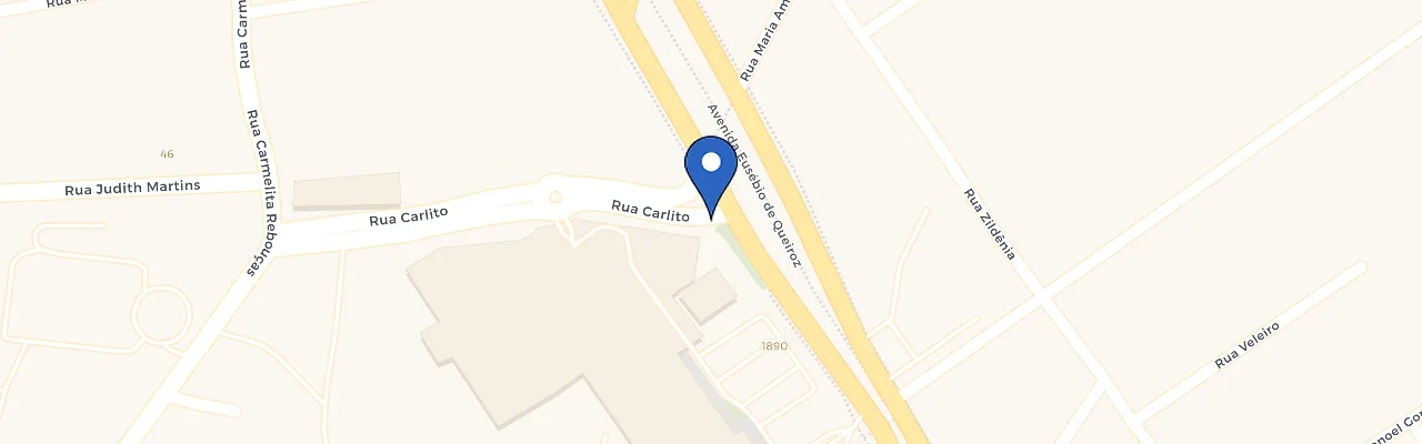 Mapa da estação Shopping Eusébio