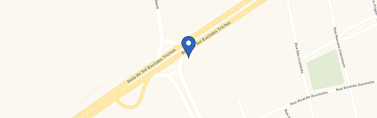 Mapa da estação Posto Sander