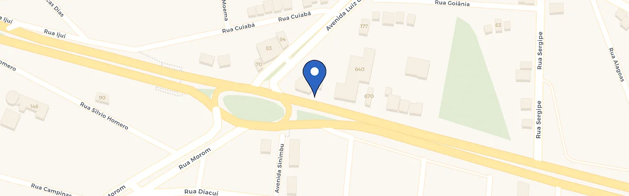 Mapa da estação Fraron
