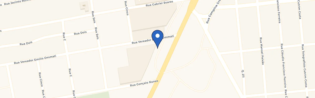 Mapa da estação BR Super Carga - Grand Dirceu - Teresina