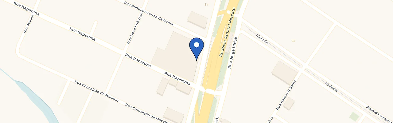 Mapa da estação Rede Avistão Supermercado