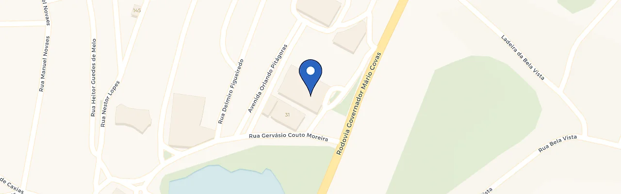 Mapa da estação Pousada Da Cidade
