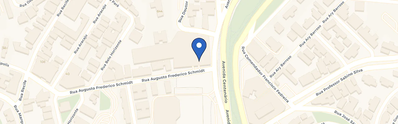 Mapa da estação Atacadão Barra