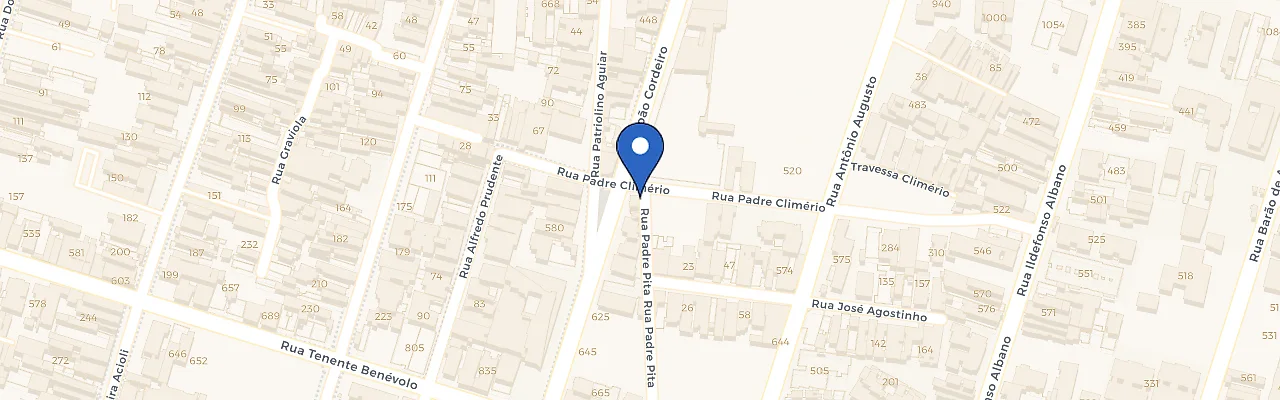 Mapa da estação Ion Mobilidade - Hotel Praia Centro