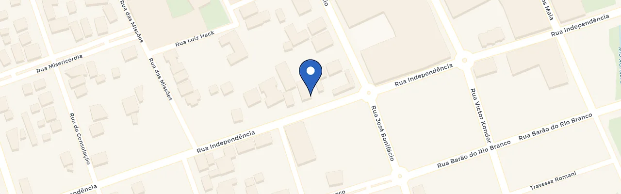 Mapa da estação Banco Unicred
