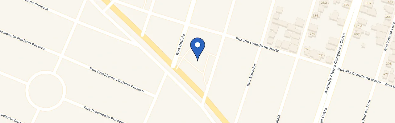 Mapa da estação Auto Posto Matozinhos